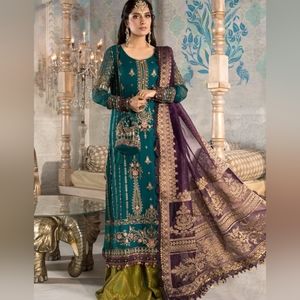 Original maria b Mbroidered collection 3pc